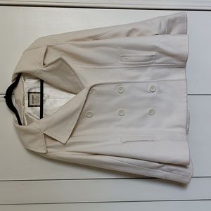 Cream pea coat